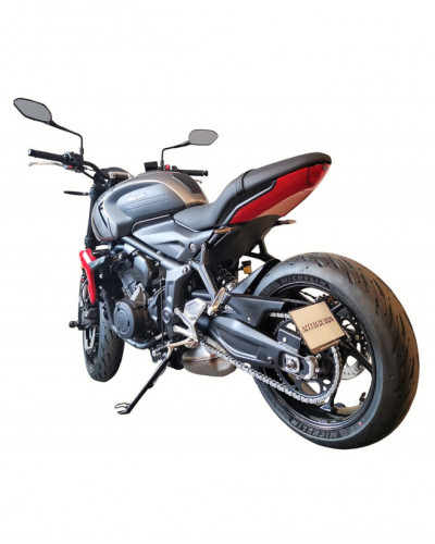 Support Plaque Immatriculation Moto ACCESS DESIGN Support de plaque ACCESS DESIGN latéral - Triumph Trident 660