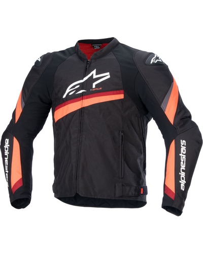 Blouson Textile Moto ALPINESTARS T-GP Plus R V4 noir-rouge fluo