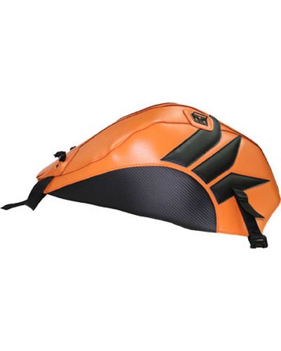 Protège Reservoir Moto Sur Mesure BAGSTER Honda CBR 1000 RR 2012-16 orange repsol-carbone