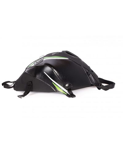 Protège Reservoir Moto Sur Mesure BAGSTER Kawasaki Z 800 2016 noir mat-noir-vert nacre