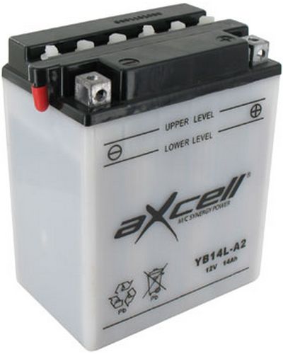 Batterie Moto BS BATTERY AXCELL YB14L-A2 livrée sans acide