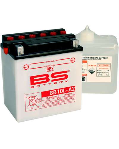 Batterie Moto BS BATTERY BS BB10L-A2 (Pack Acide Inclus)