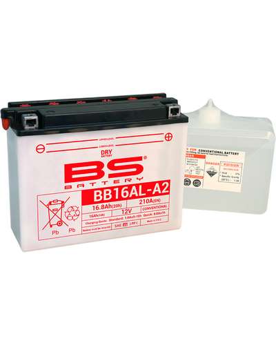 Batterie Moto BS BATTERY BS BB16AL-A2 (Pack Acide Inclus)