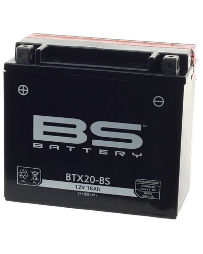 Batterie Moto BS BATTERY BS BTX20-BS (Pack Acide Inclus)