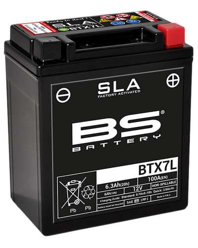 Batterie Moto BS BATTERY BS BTX7L-SLA