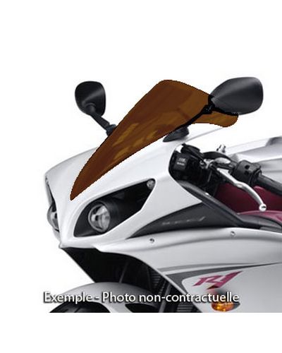 Bulle Spécifique BULLSTER DC Yamaha YZF-R1 2009-14 MARRON FONCÉ