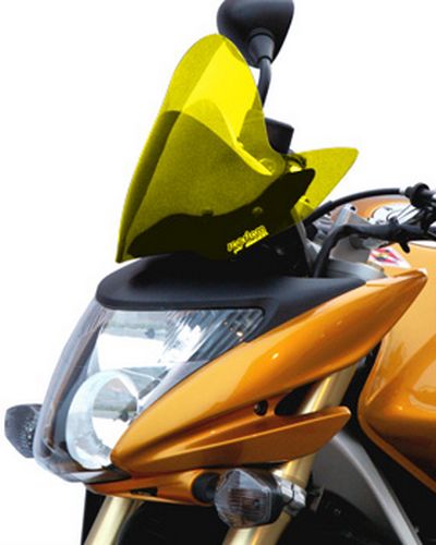 Saute Vent Moto Spécifique BULLSTER Honda 600 Hornet 2007-10 JAUNE FLUO