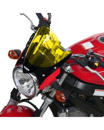 Saute Vent Moto Spécifique BULLSTER STD Suzuki SV650 N 2006-12 JAUNE FLUO