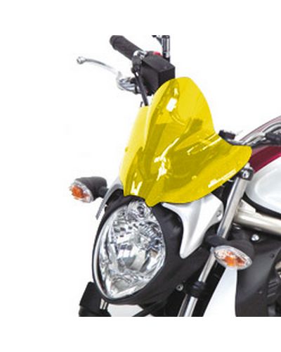 Saute Vent Moto Spécifique BULLSTER Suzuki 650 Gladius 2009-14 25cm JAUNE FLUO