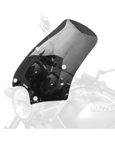 Pare Brise Moto BULLSTER Universel Diablo 48cm FUMÉ NOIR