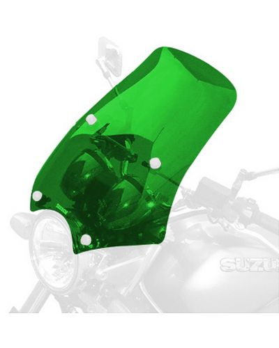 Pare Brise Moto BULLSTER Universel Diablo 48cm VERT FONCÉ