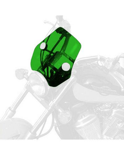 Pare Brise Moto BULLSTER Universel Phantom1 29cm VERT FONCÉ