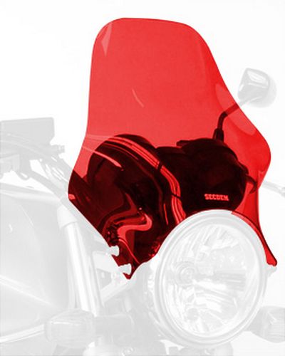 Saute Vent Moto BULLSTER Universel Speedy 27 cm ROUGE