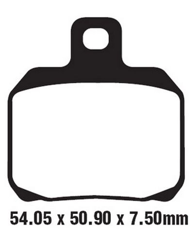 Plaquettes Freins EBC Plaquette EBC-SFA266 Carbon