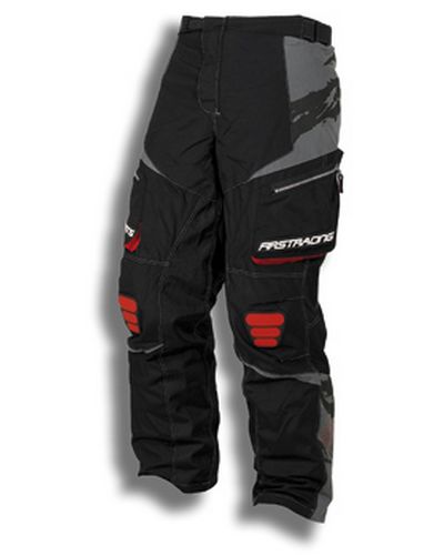Pantalon Moto Cross FIRST ATV/Quad respirant noir