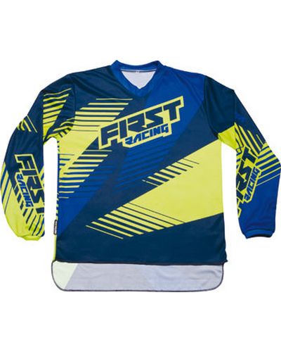 Maillot Moto Cross FIRST Data 15 kid lime fluo