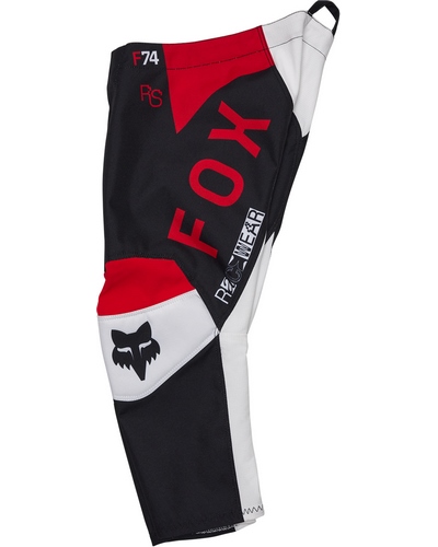 Pantalon Moto Cross FOX 180 Race Spec kid noir-rouge fluo