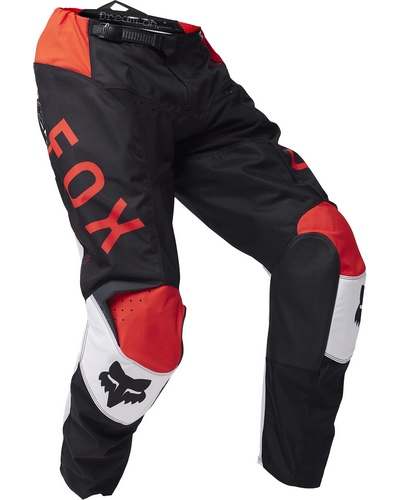 Pantalon Moto Cross FOX 180 Race Spec noir-rouge fluo