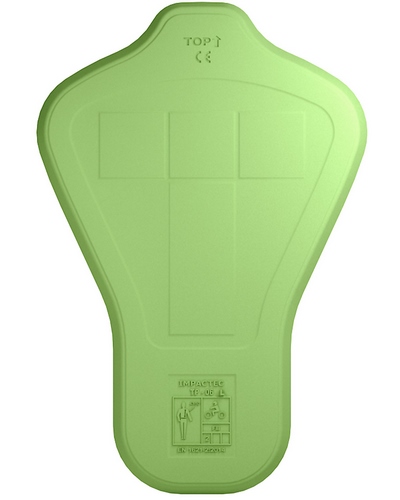 Plaque Dorsale Moto IMPACTEC Dorsale CE NIV II vert