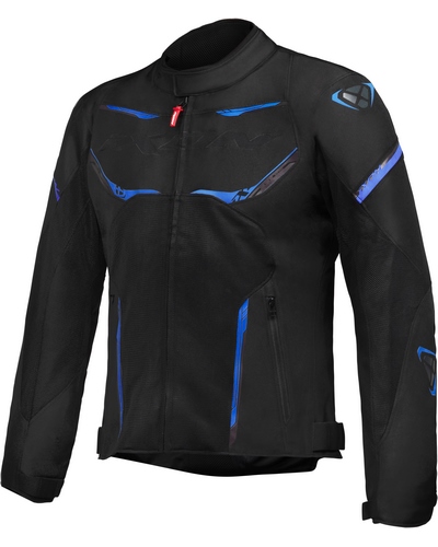 Blouson Moto Été IXON Blouson Striker Air noir-bleu