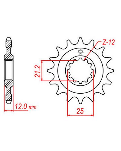 Pignon Moto JT Pignon JTF823.13