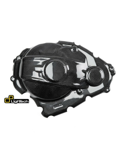 Protection Carter Moto LIGHTECH Couvre-carter embrayage LIGHTECH carbone brillant Suzuki GSX-R1000