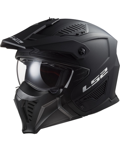 Casque Transformable Moto LS2 Drifter noir mat