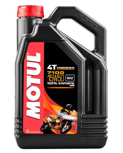 Huile 4 Temps Moto MOTUL 7100 15W50 4 T 4 litres