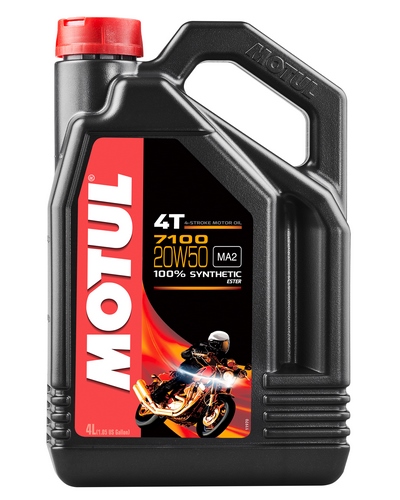 Huile 4 Temps Moto MOTUL 7100 20W50 4T 4 litres