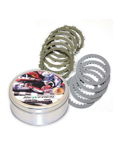 Kit Embrayage Moto NEWFREN KIT DISQUES D'EMBRAYAGE GARNIS ET LISSES NEWFREN DUCATI à embrayage STM Evoluzione