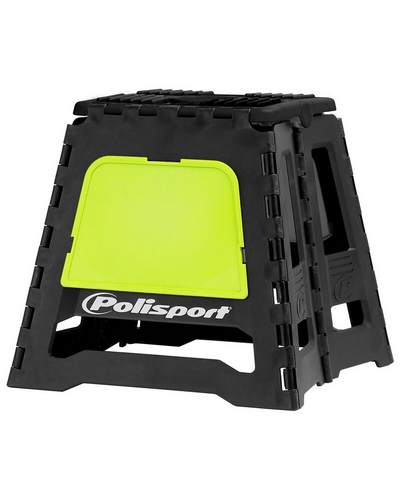 Béquille Arrière et Lève Moto POLISPORT Lève-moto fixe POLISPORT repliable jaune fluo