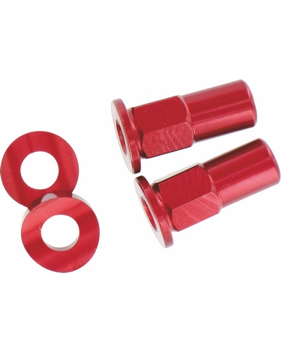 VISSERIE SPECIALE POWY gripster + rondelle x2 ROUGE