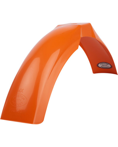 Garde Boue Moto PRESTON PETTY Garde-boue avant PRESTON PETTY Vintage MX orange citrouille