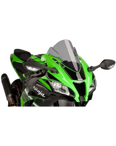 Bulle Spécifique PUIG Racing Kawasaki ZX-10 R 2016-17 Fume Clair