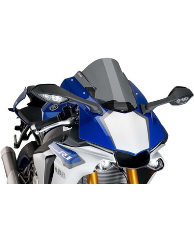 Bulle Spécifique PUIG Racing Yamaha YZF-R1 2015-18 Fume Fonce