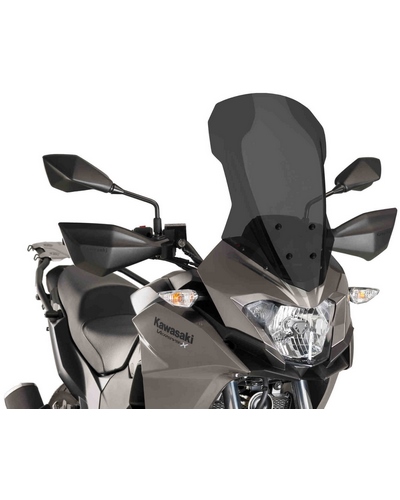 Bulle Spécifique PUIG Touring Kawasaki VERSYS-X 300 2017-18 Fume Fonce