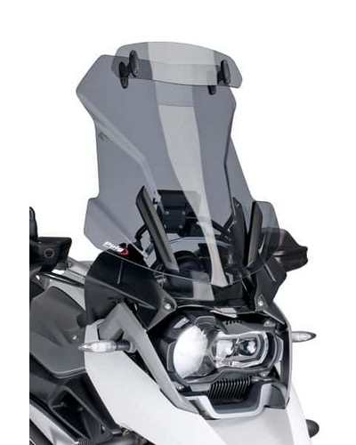 Bulle Spécifique PUIG Touring+Visière BMW R1200GS/GS Adventure/GS Rally 2013-18 Fume Clair