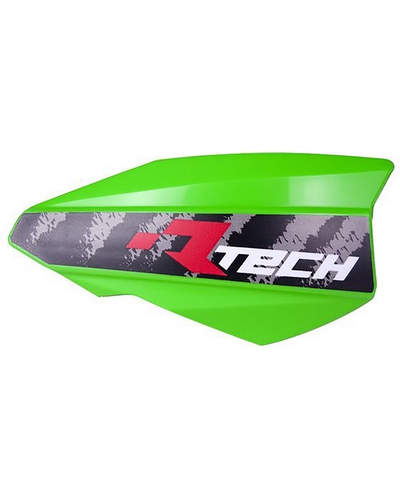 Protège Main Moto RACETECH Coque de protège-mains RACETECH Vertigo vert fluo E-Bike