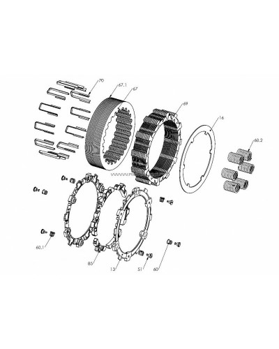 Kit Embrayage Moto REKLUSE Kit performance REKLUSE Core EXP 3.0 - KTM