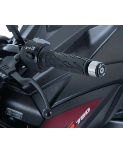 Embouts Guidon Moto RG RACING Embouts de guidon R&G RACING noir Suzuki GSX-S750