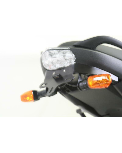 Support Plaque Immatriculation Moto RG RACING Support de plaque R&G RACING noir Kawasaki Versys 650