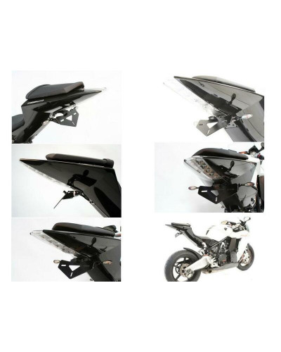 Support Plaque Immatriculation Moto RG RACING SUPPORT DE PLAQUE R&G RACING POUR KTM RC8 '08-11 AVEC MICRO CLIGNOTANTS