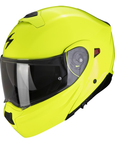 Casque Modulable Moto SCORPION EXO Exo-930 Evo Solid jaune