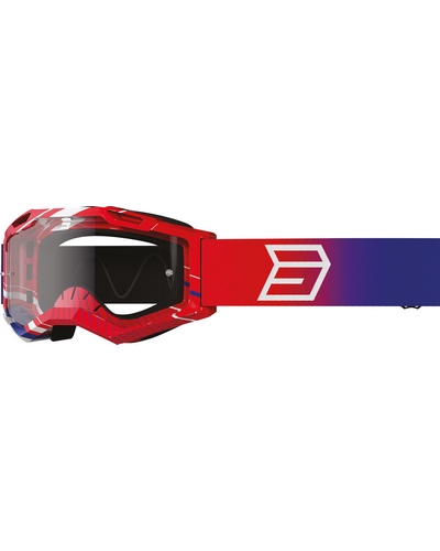 Masque Moto Cross SHOT Rocket 2.0 Drop kid rouge