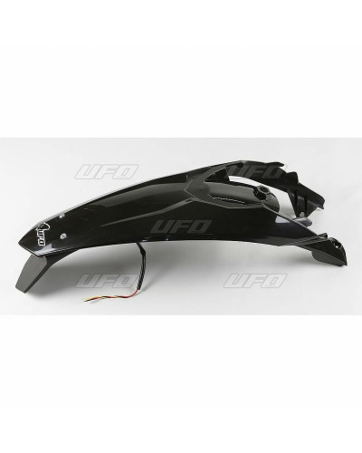 Garde Boue Moto UFO Garde-boue arrière + support de plaque avec feu UFO noir KTM