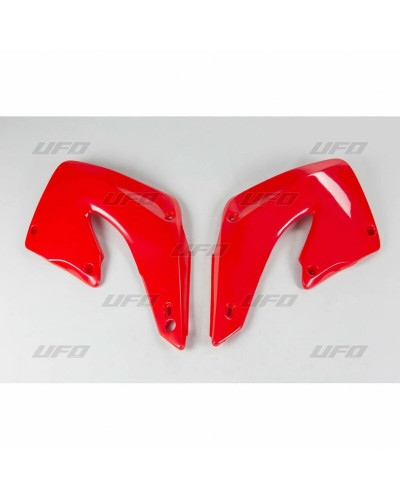 Ouies Radiateur Moto UFO Ouïes de radiateur UFO rouge Honda CR125R/250R