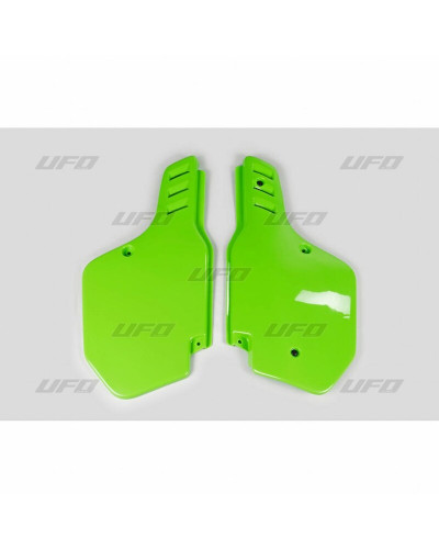 Plaque Course Moto UFO Plaques latérales UFO vert KX Kawasaki KX