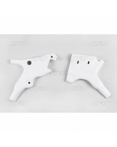 Protege Cadre Moto UFO Protège cadre UFO blanc Yamaha YZ125/250