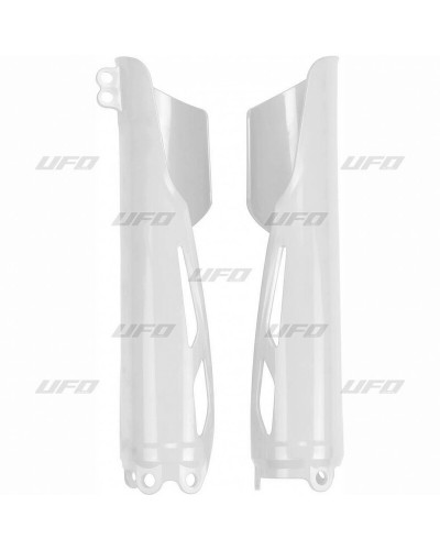 Protège Fourche Moto UFO Protège fourche UFO blanc Honda CR250/450R-RX