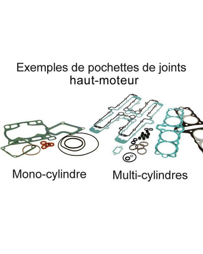 Pochette Joints Haut Moteur Moto VESRAH KIT JOINTS HAUT-MOTEUR POUR KZ650 1977-78